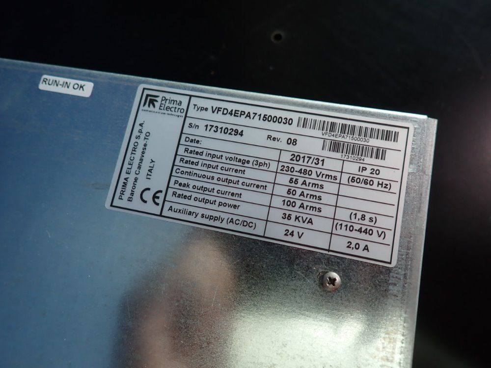 Prima Electro Frequency Converter - Vfd4epa71500030