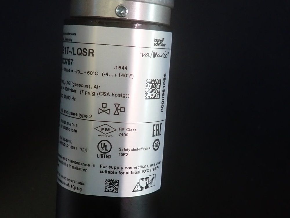 Krom Schroder Shut Off Valve - Vas1t-/lqsr