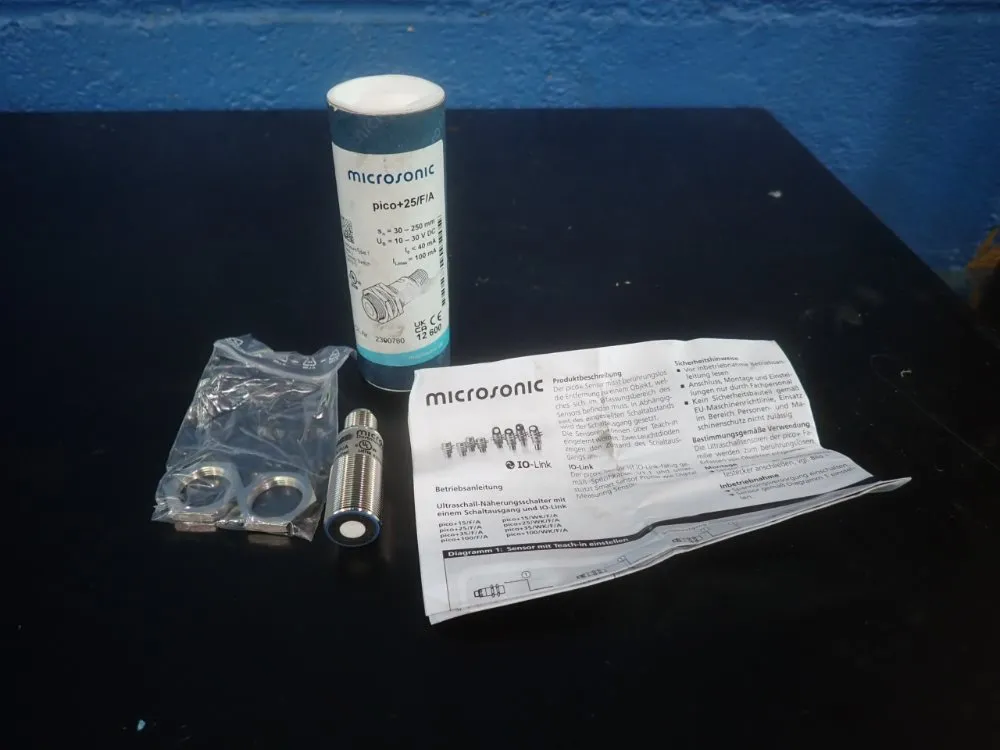 Microsonic Proximity Switch - Pico+25/f/a