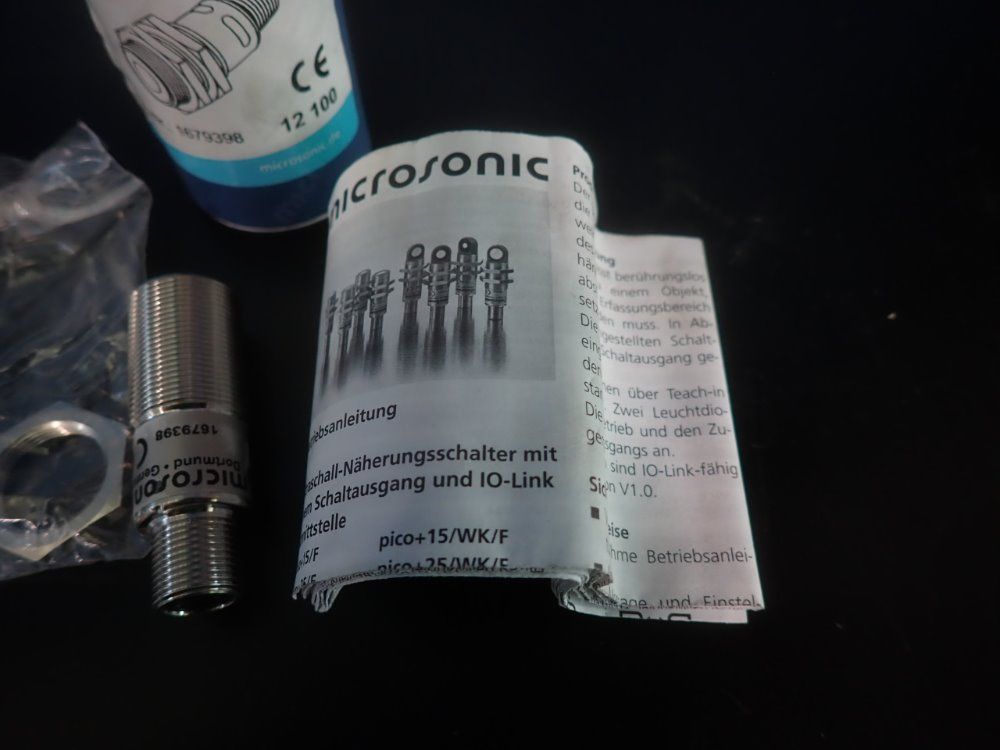 Microsonic Proximity Switch - Pico+25/f