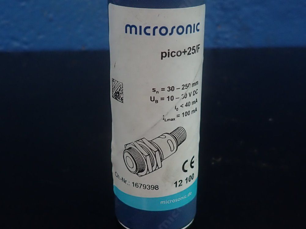 Microsonic Proximity Switch - Pico+25/f