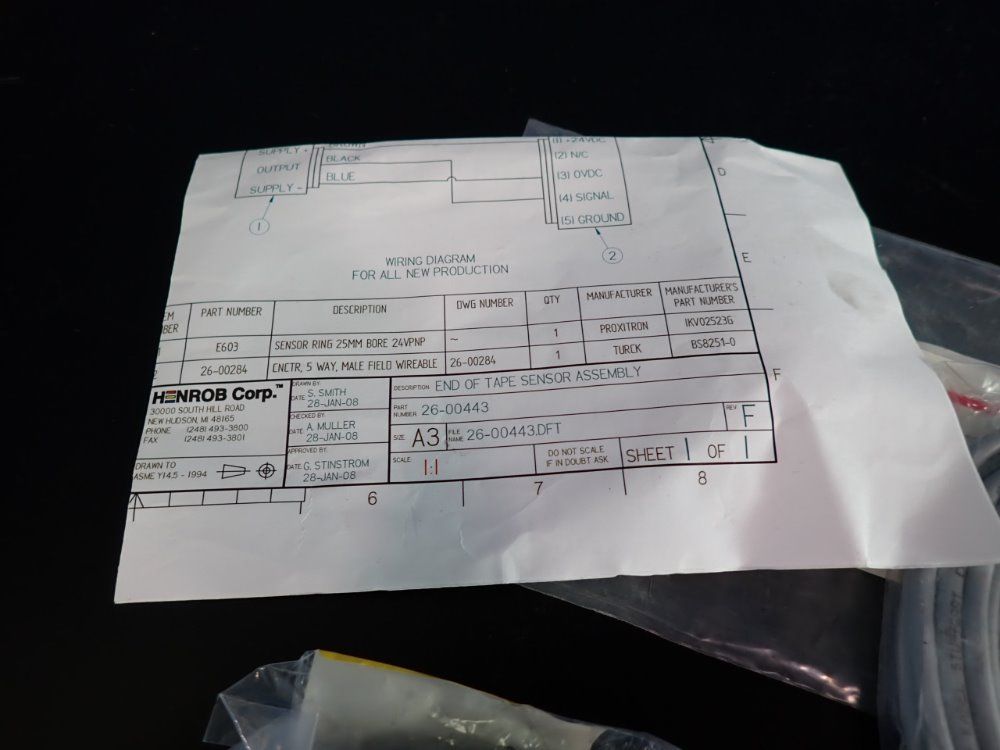 Proxitron Inductive Ring Sensor - Ikv 025.23g