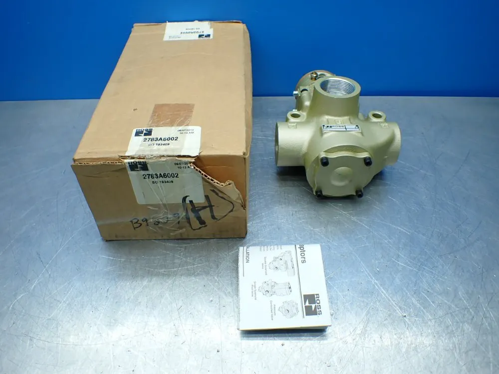 Ross Inline Pneumatic Mounted Poppet Valve. - 2783a6002