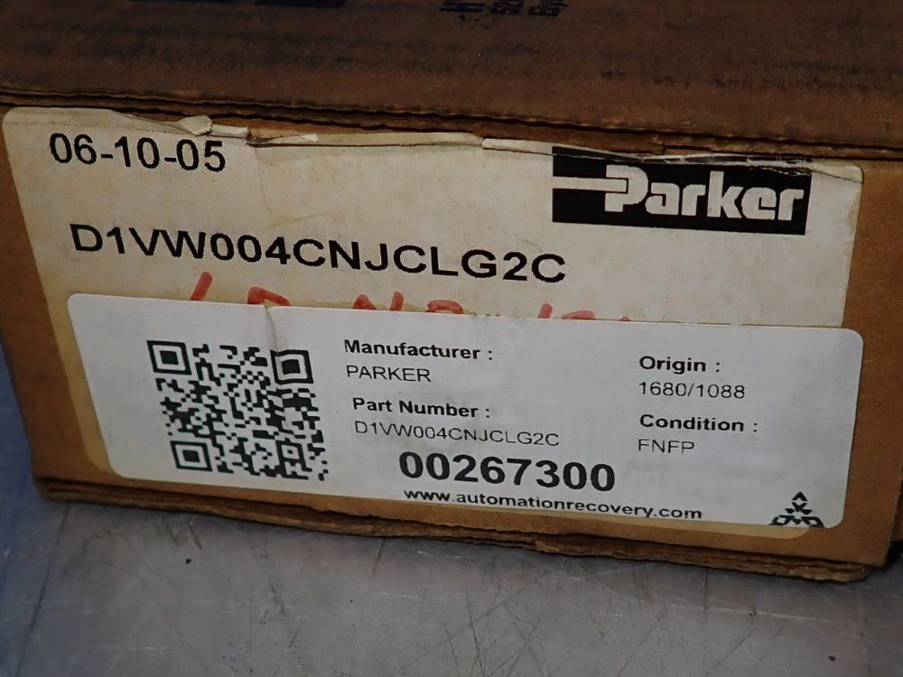 Parker Directional Control Valve - D1vw004cnjclg2c