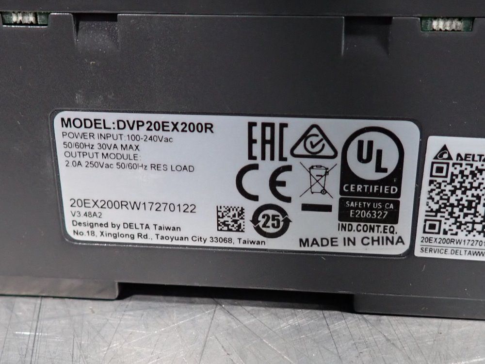 Delta Cpu Module - Dvp20ex200r