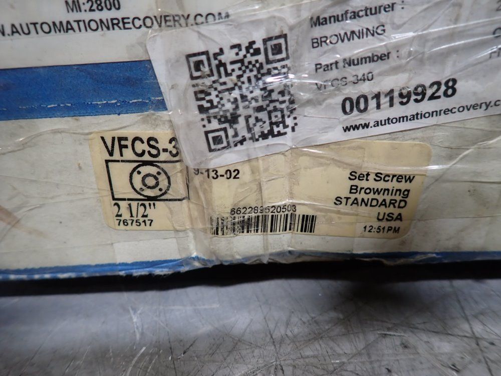 Browning 2 1/2" Flange Bearing - Vfcs-340