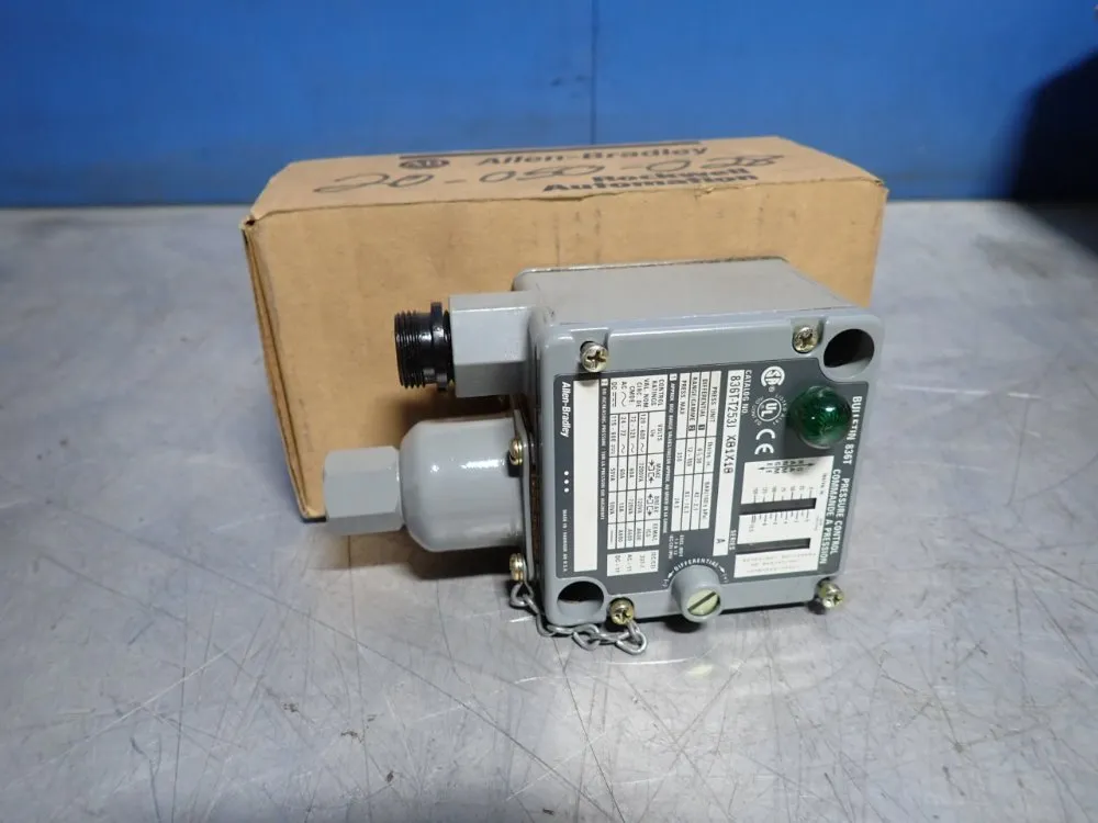Allen Bradley Pressure Control Switch - 836t-t253jx81x18
