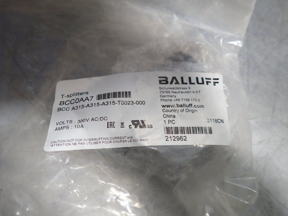Balluff T-splitters - Bcc A315-a315-a315-t0023-000