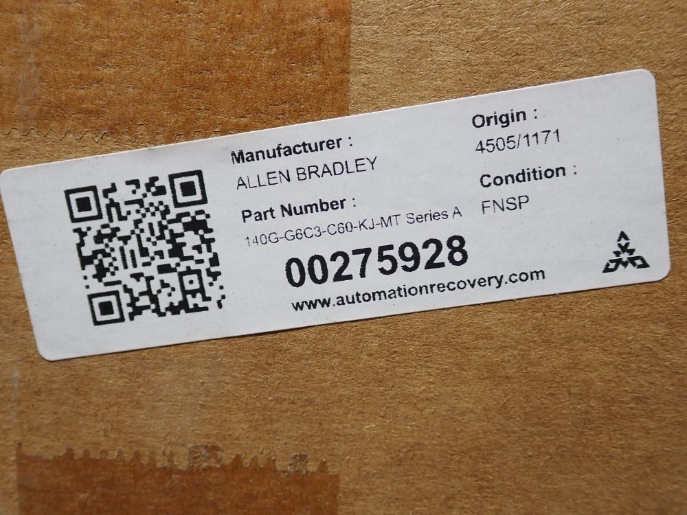 Allen-bradley Busbar Assembly - 140g-g6c3-60-kjmt