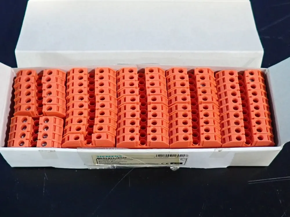 Siemens Lot Of 50 Terminal Blocks - 8wa1011-1bg22