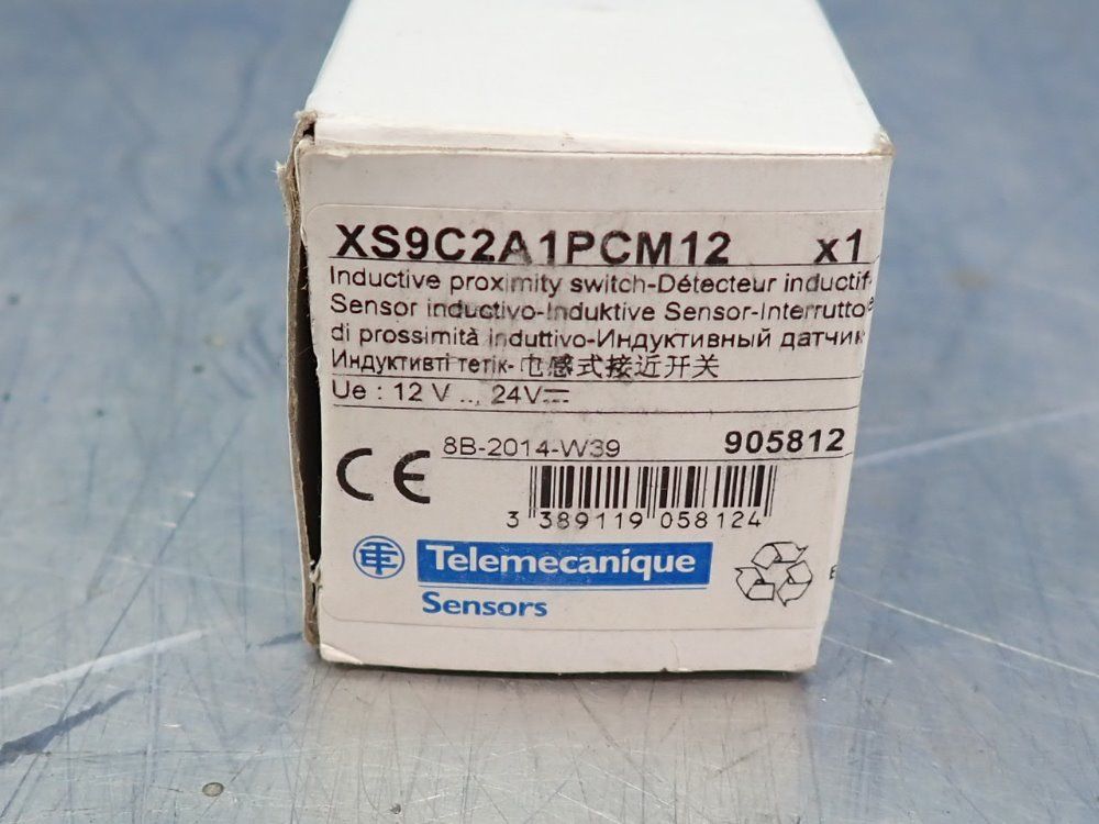 Telemecanique Lot Of 12 Inductive Proximity Switch - Xs9c2a1pcm12