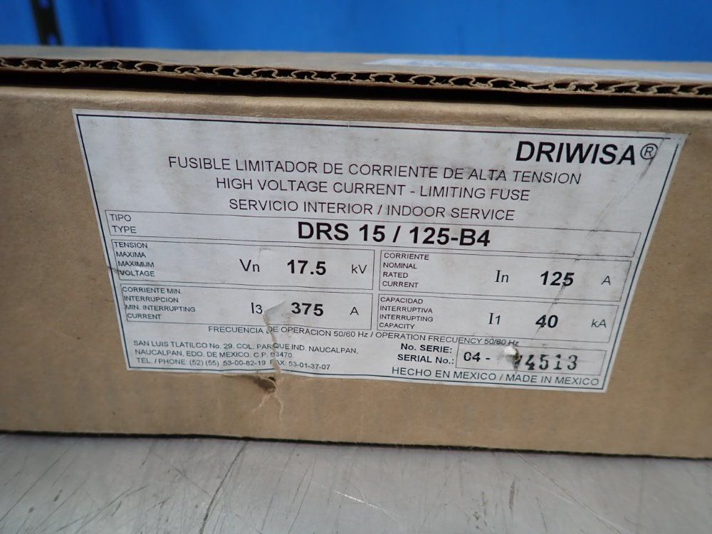 Driwisa Limiting Fuse - Drs 15/125-b4