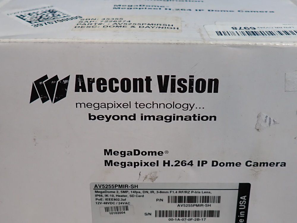 Arecont Vision Dome Camera - Av5255pmir-sh