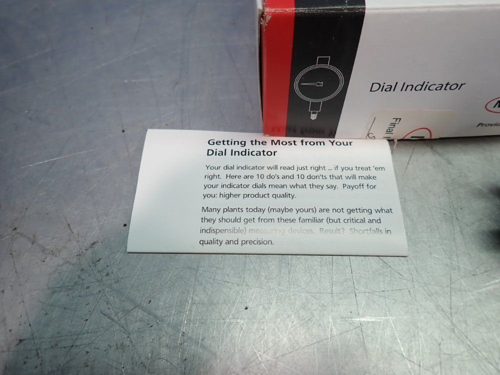 Mahr Dial Indicator - P1/2i-x