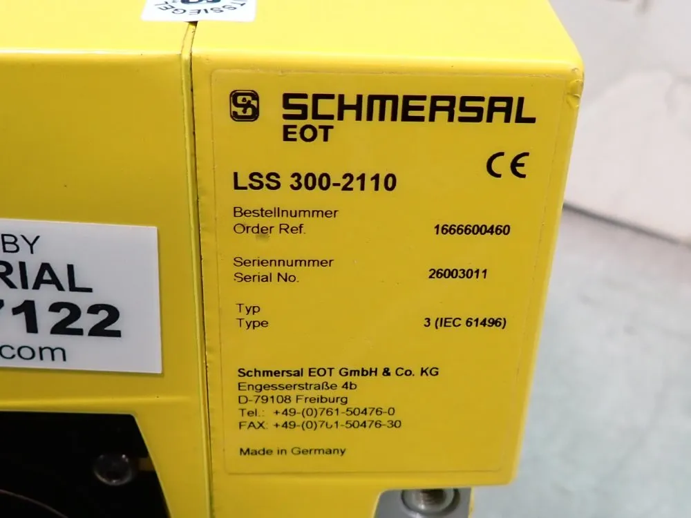 Schmersal Laser Scanner - Lss 300-2110