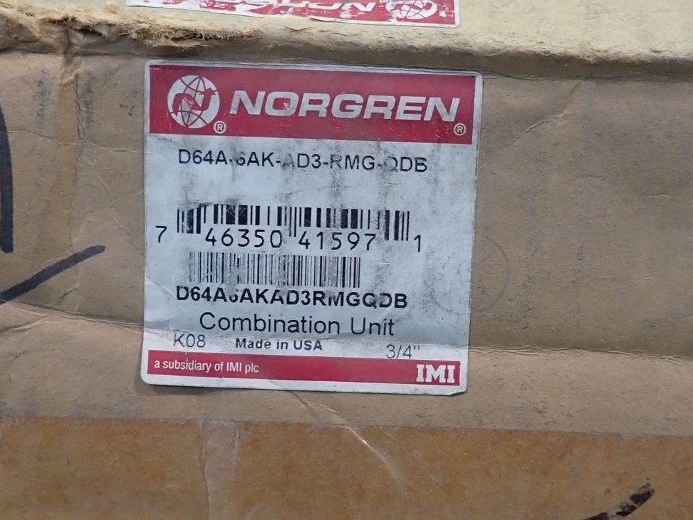 Norgren Combination Unit - D64a-6ak-ad3-rmg-qdb