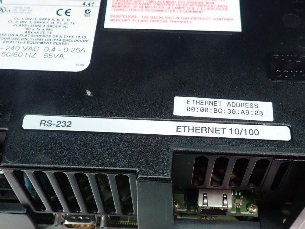 Allen Bradley Control Panel - 2711-k10c20