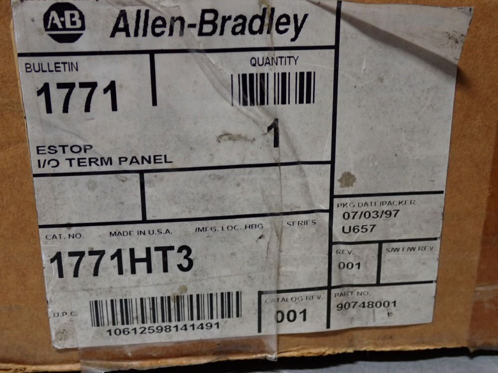Allen Bradley Termination Panel - 1771ht3