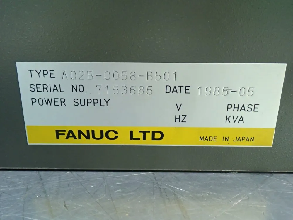 Fanuc Power Supply Controller Unit - A02b-0058-b501