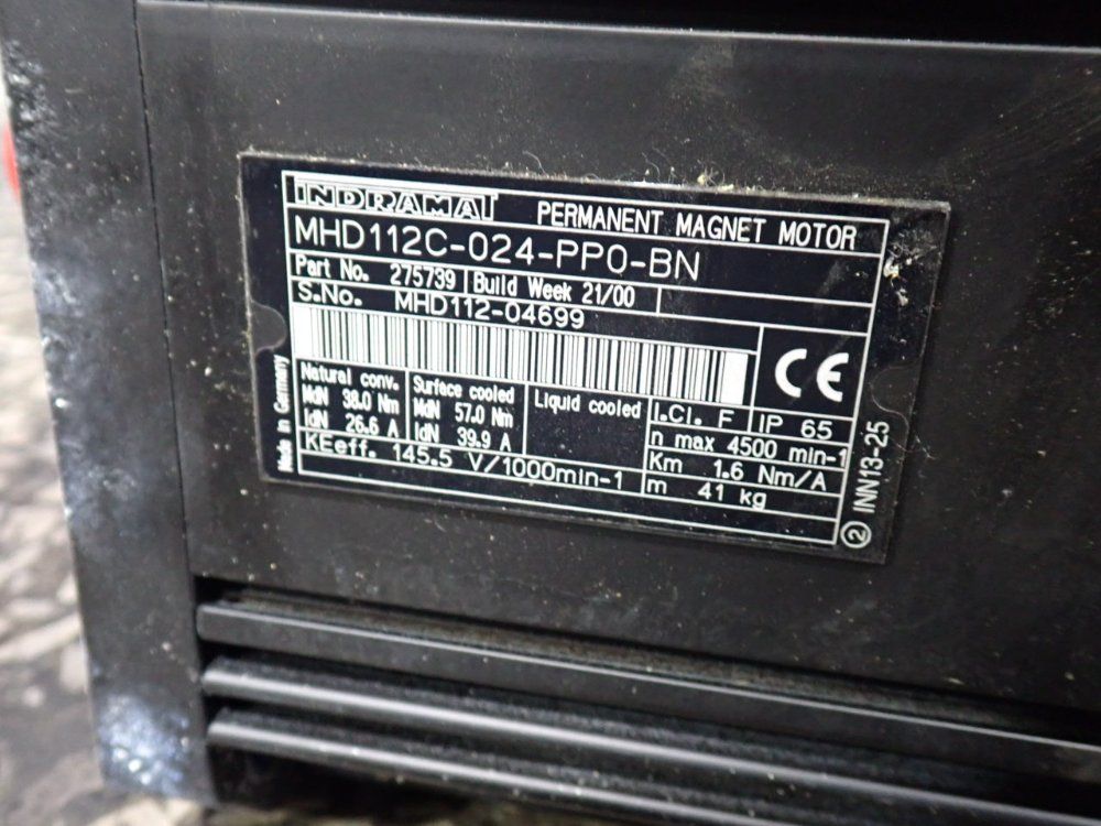 Indrama Servo Motor - Mhd112c-024-ppo