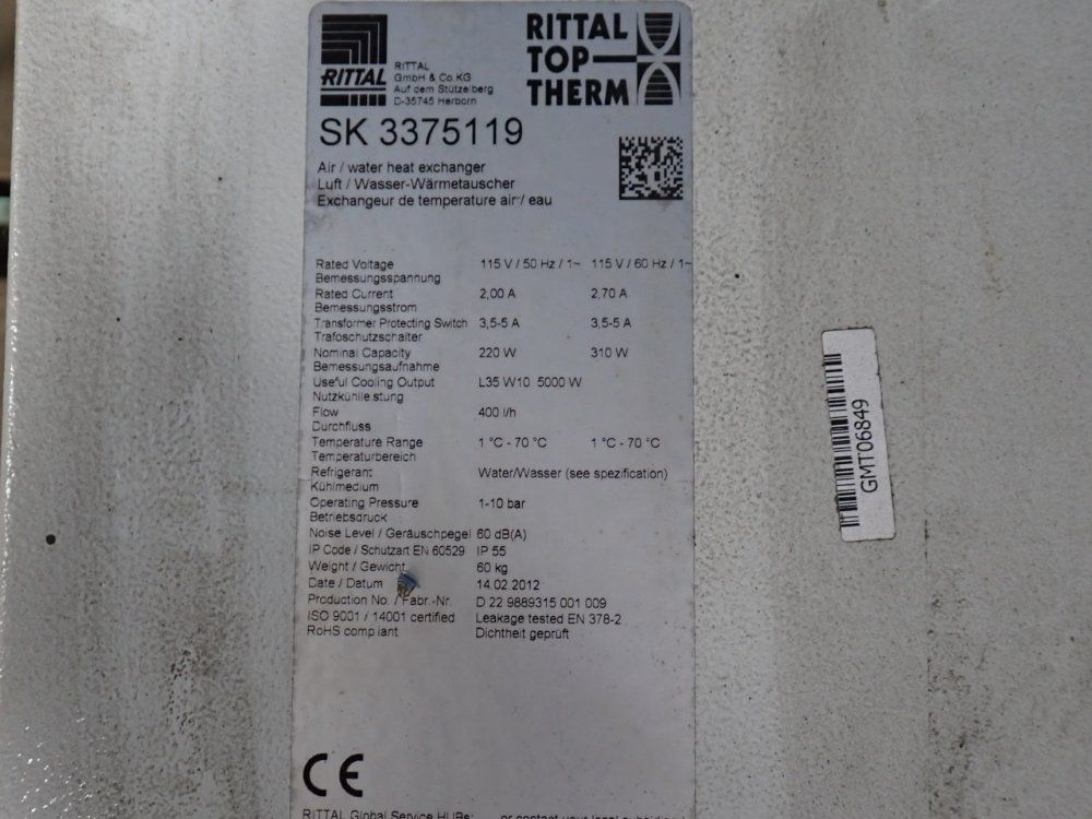 Rittal Enclosure Air Conditioner - Sk3375119