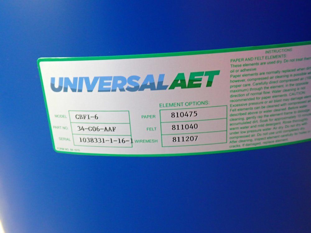Universal Aet Air Filter