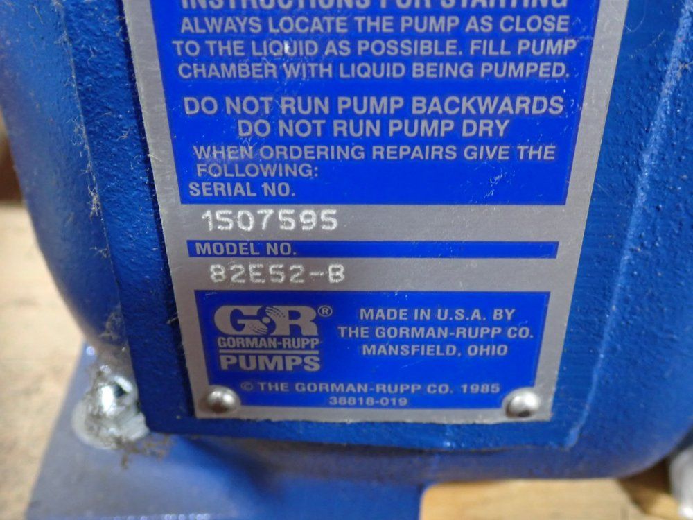 Gormanrupp Pump