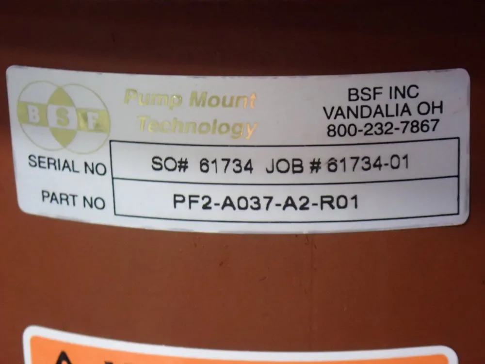 Pump Mount Technologies Coupler - Pf2-a037-a2-roi