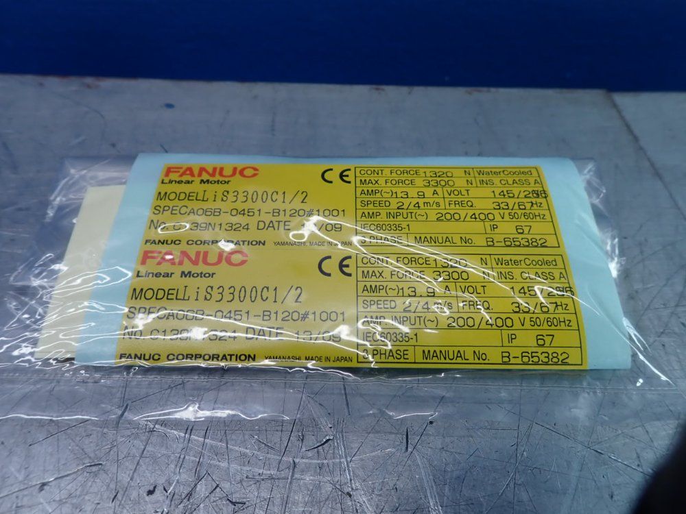 Fanuc Linear Motor - A06b-0451-b120#1001