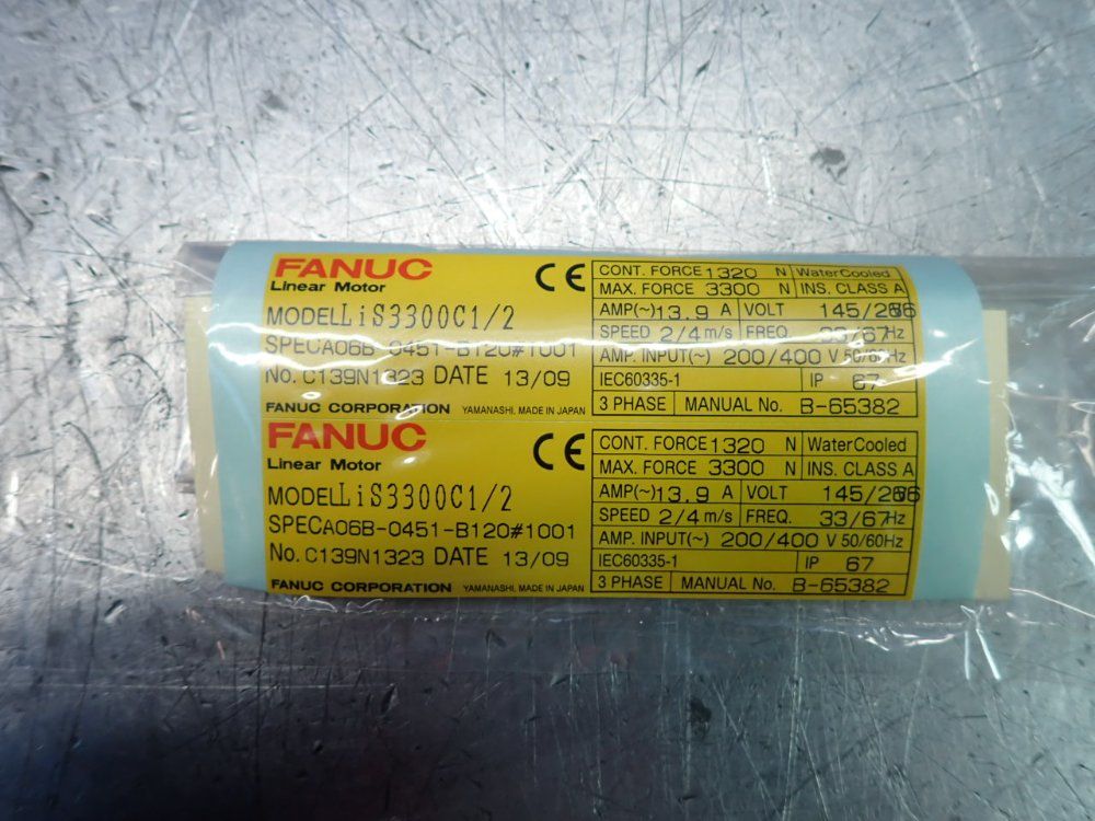 Fanuc Linear Motor - A06b-0451-b120#1001