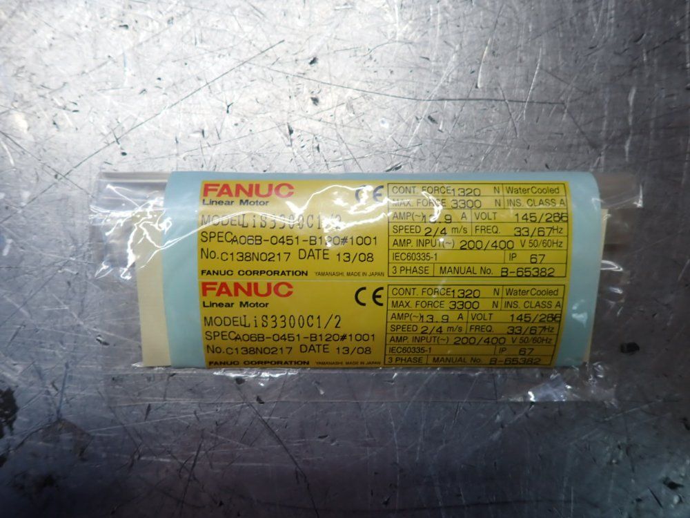Fanuc Linear Motor - A06b-0451-b120#1001