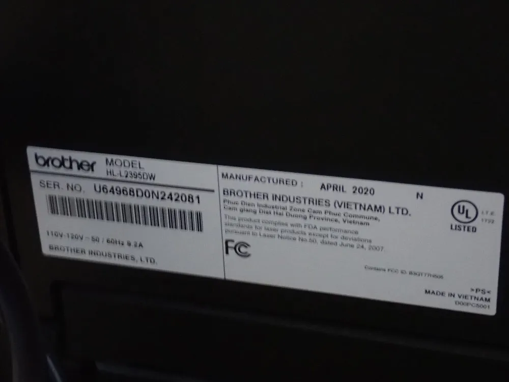 Brother Industries Printer - Hl-l2395dw