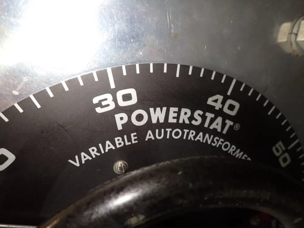 Powerstat 9.8 Kva Variable Autotransformer - 1296d