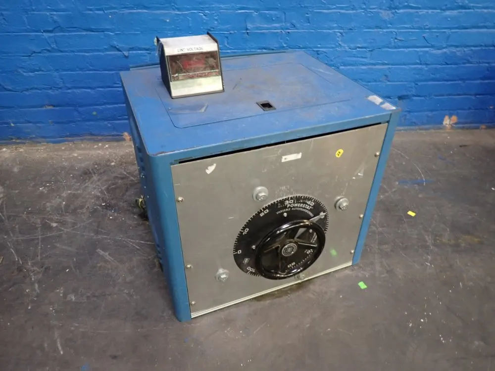 Powerstat 9.8 Kva Variable Autotransformer - 1296d