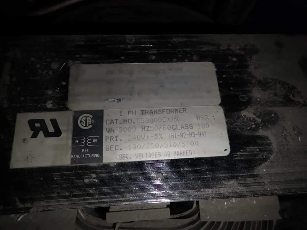 Powerstat 9.8 Kva Variable Autotransformer - 1296d