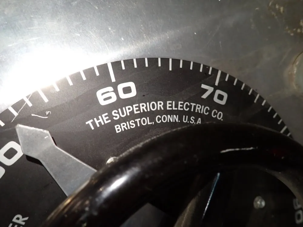 Powerstat 9.8 Kva Variable Autotransformer - 1296d