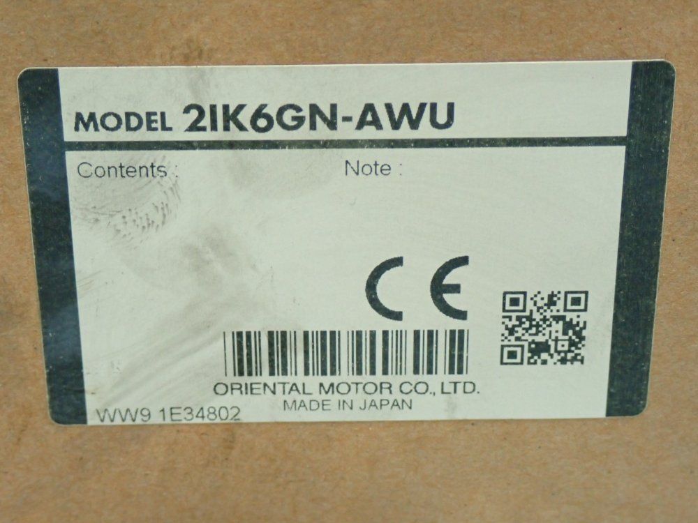 Oriental Motor Induction Motor - 2ik6gn-awu