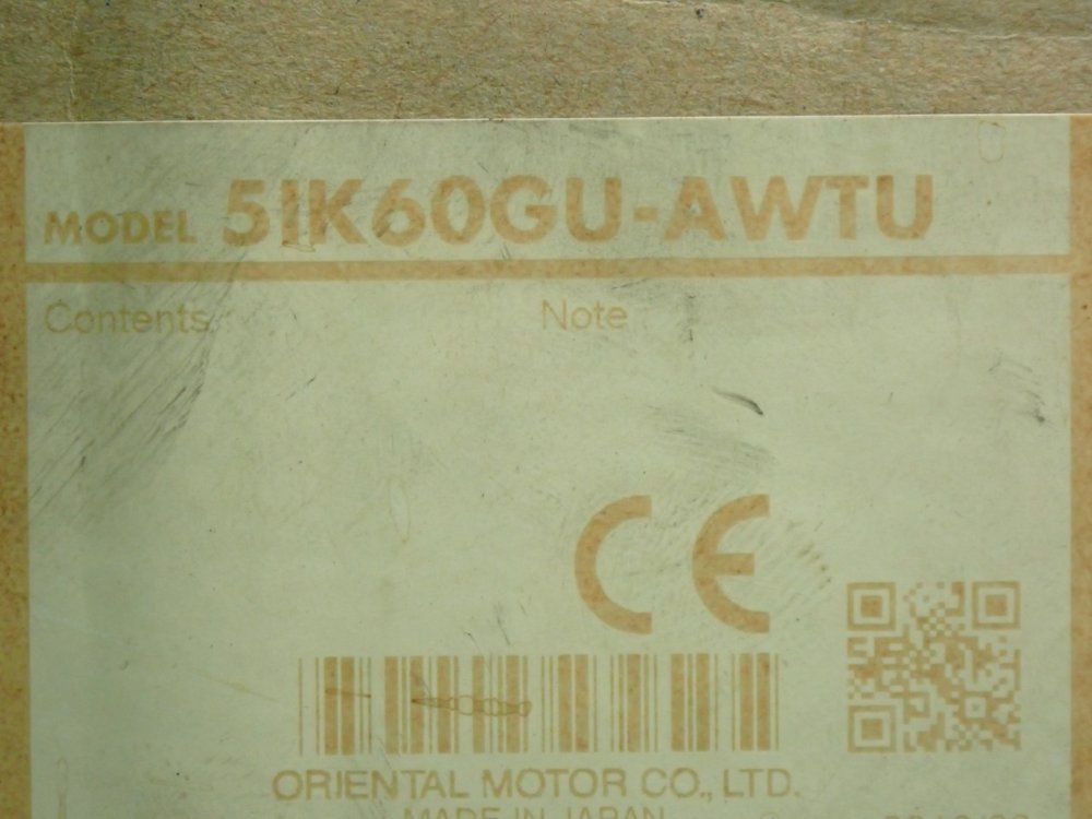 Oriental Motor Induction Motor Unit - 5ik60gu-awtu
