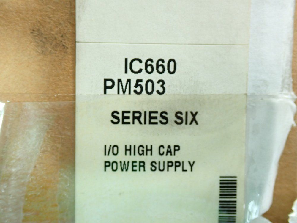 Ge Fanuc Series-six I/o High Cap Power Supply Unit - Ic660pm503