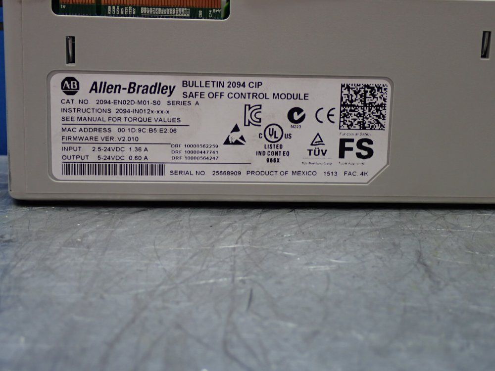 Allen Bradley Kinetix 6500 - 2094en02dm01s0