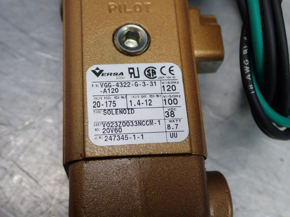 Versa 4-way Valve - Vgg-4322-g-3-31-a120