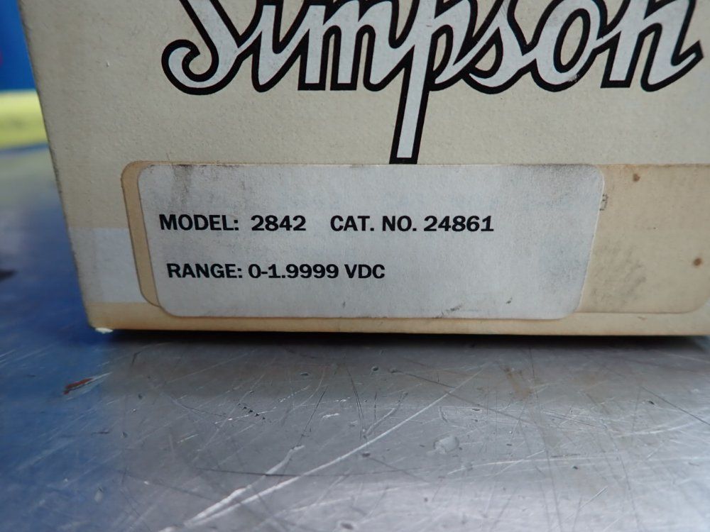 Simpson Panel Meter - 2842