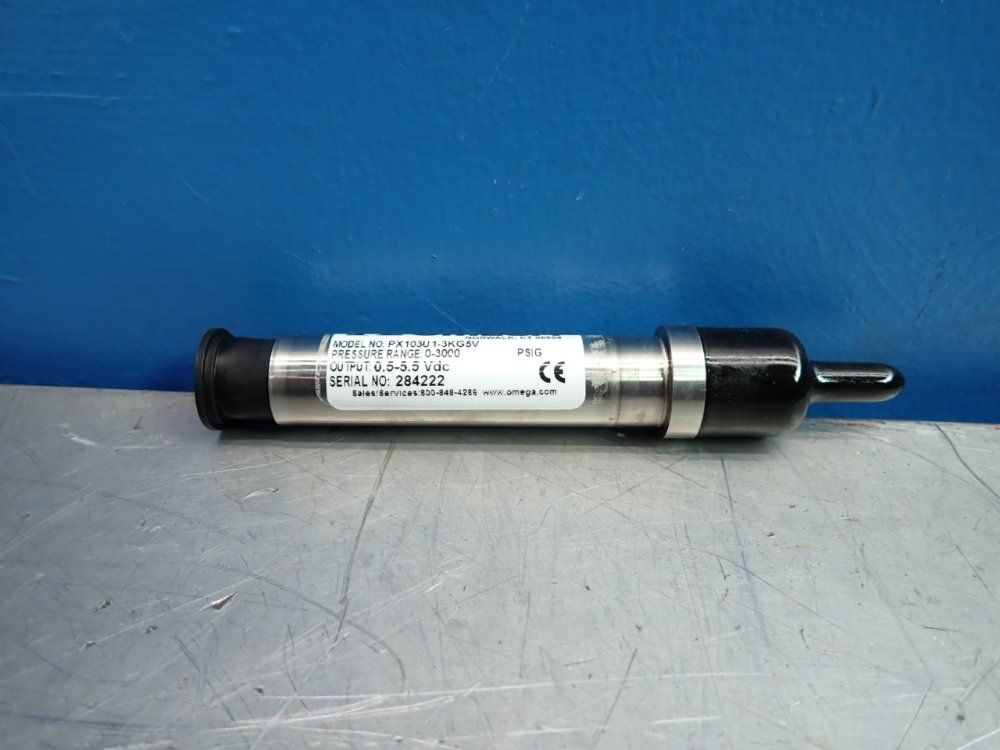 Omega 3000psig Diaphragm Pressure Transducer - Px103u1-3kg5v