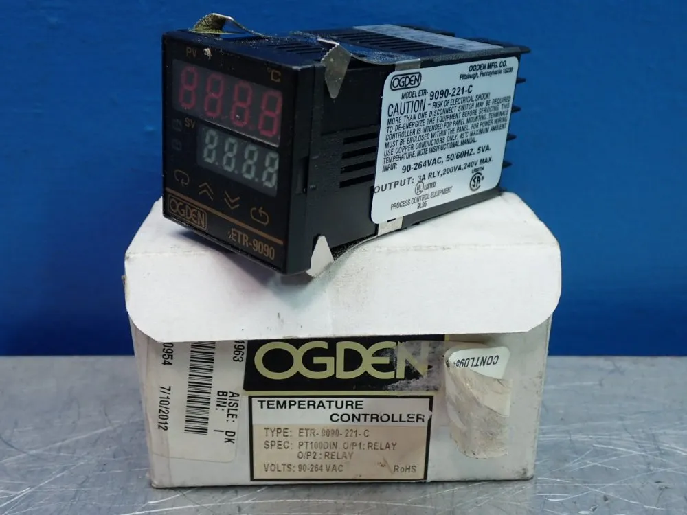 Ogden Temperature Controller - Etr-9090-221-c