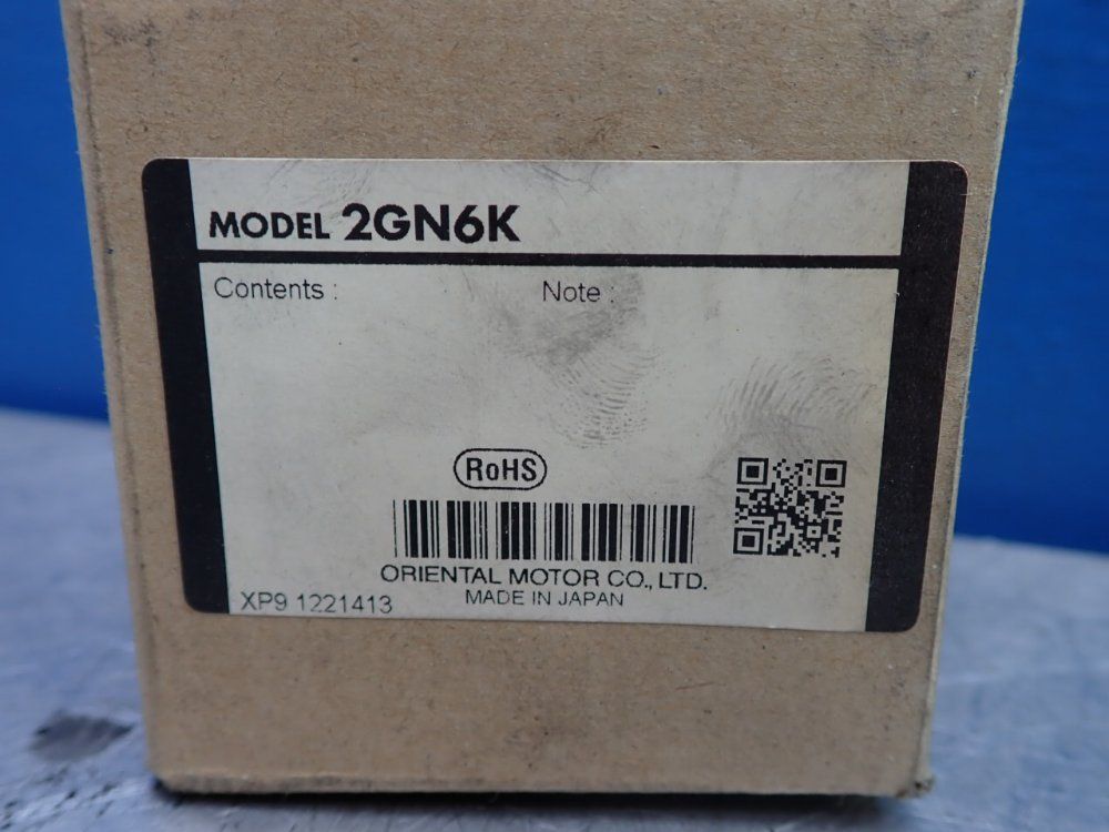 Oriental Motor Gearhead - 2gn6k