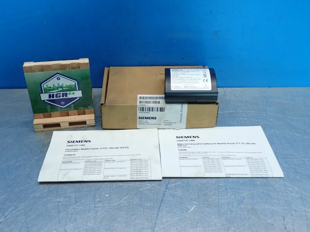 Siemens Main Battery Mobile Panel Iwlan Lithium Battery - 6av6671-5cl00-0ax0