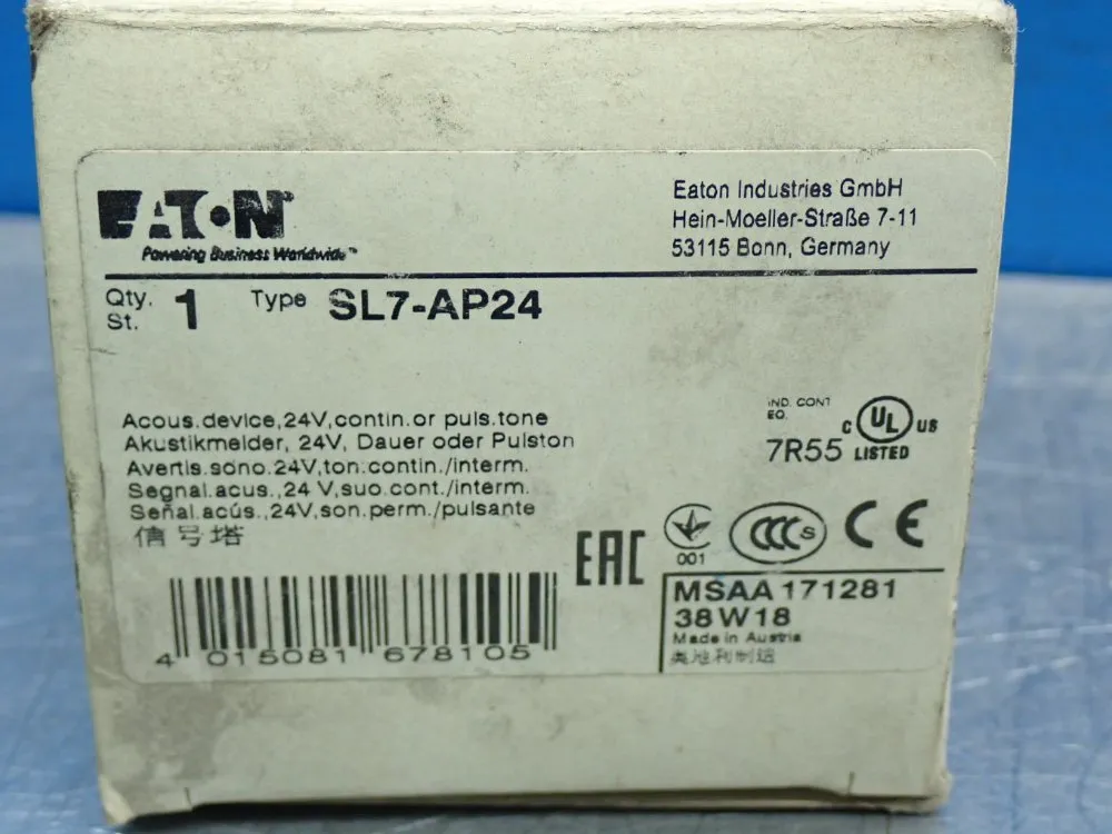Eaton Stacklight Acoustic Module - Sl7-ap24
