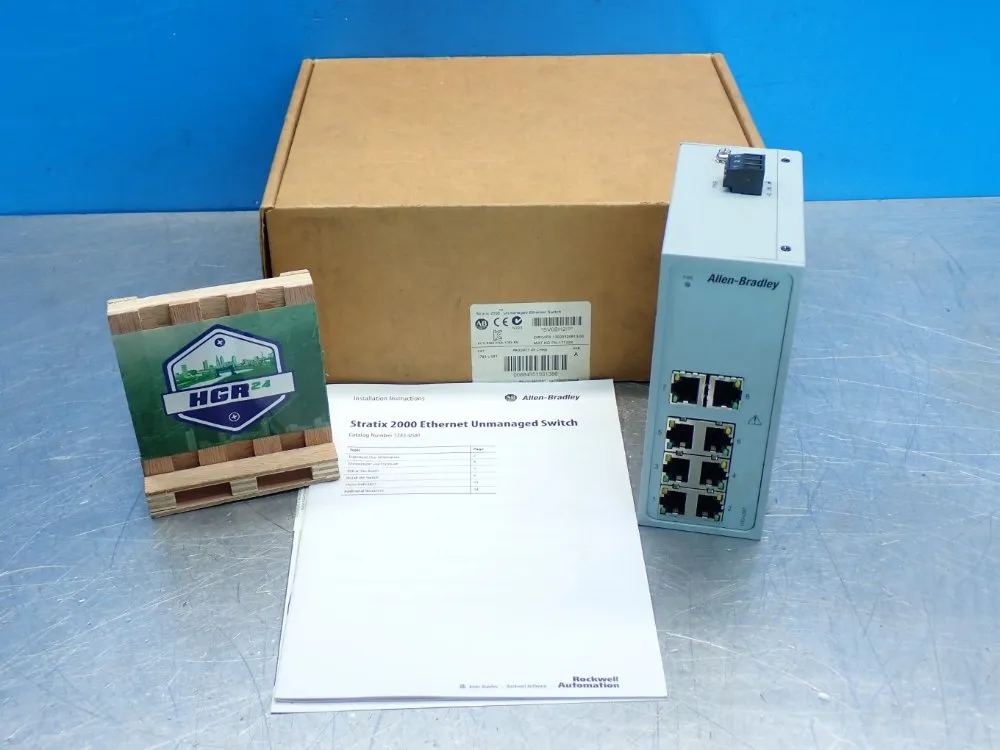 Allen Bradley 8-ports Stratix 2000 Unmanaged Switch - 1783-us8t