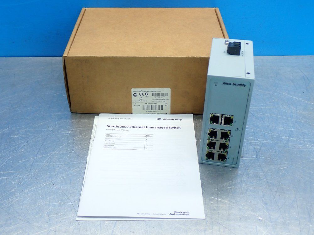 Allen Bradley 8-ports Stratix 2000 Unmanaged Switch - 1783-us8t