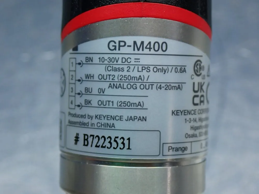 Keyence Digital Positive-pressure Sensor - Gp-m400